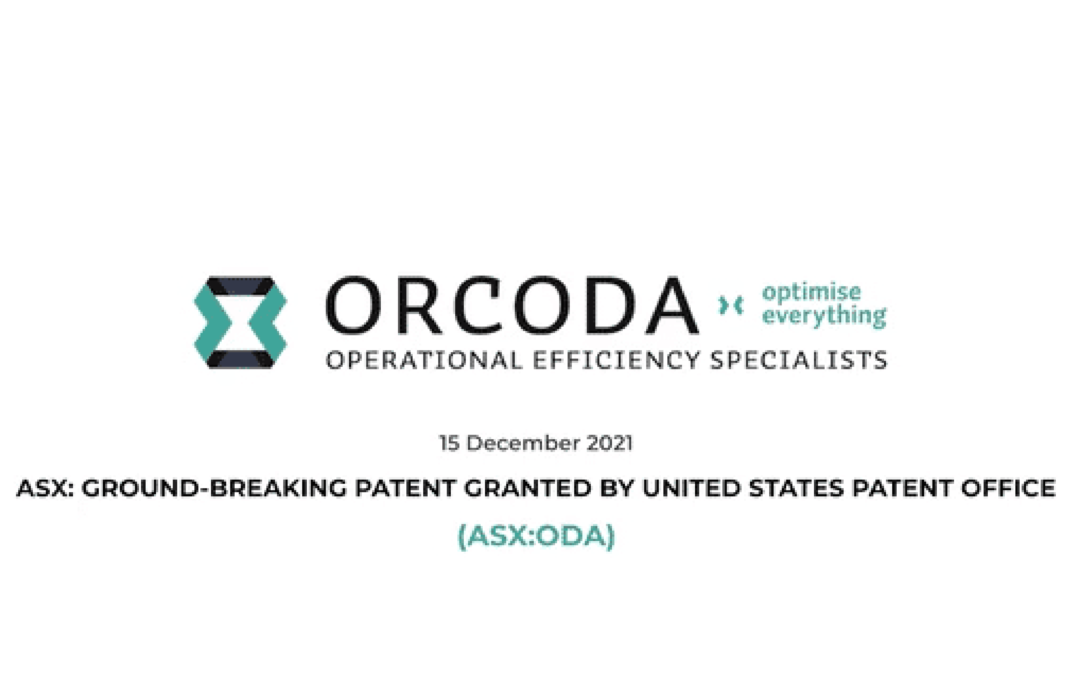 GROUNDBREAKING PATENT GRANTED BY UNITED STATES PATENT OFFICE