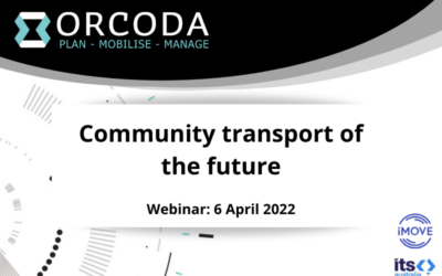 Community transport of the future – Webinar 6 April 2022