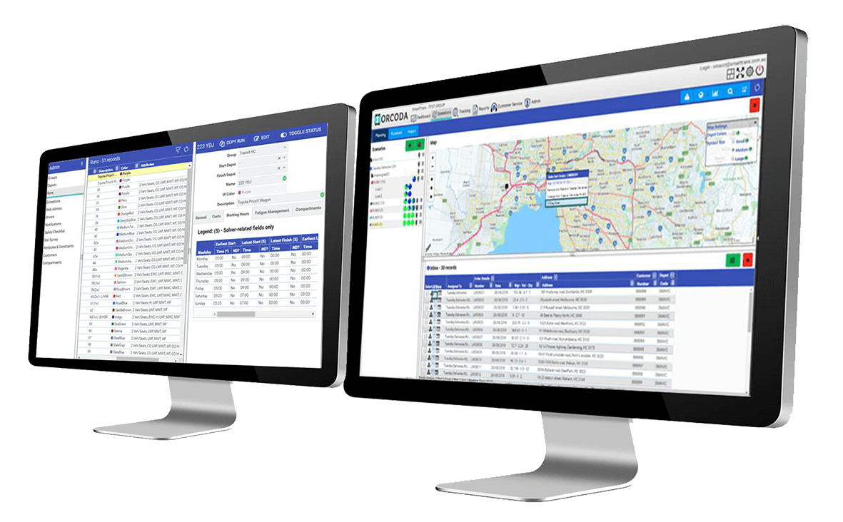 Orcoda Logistics Management System transport technology